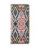 Amalia ikat print faux leather wallet