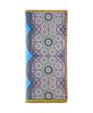 Kenza Moroccan print faux leather wallet