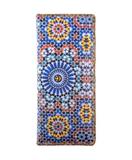 Nada Moroccan print faux leather wallet