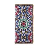 Shop Mlavi Studo's Moroccan Pattern Print Vegan / Faux Leather large flat wallet. Wholesale available at www.mlavi.com