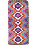 Afet Turkish print vegan leather wallet