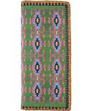 Arzu Turkish print vegan leather wallet