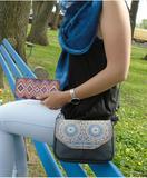 Daniella Mexican oilcloth inspired flora pattern vegan leather cross body Seattle bag - Mlavi
 - 4