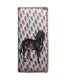 Zebra faux leather wallet - Mlavi vegan leather