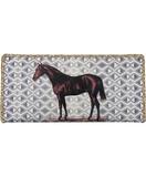 Horse faux leather wallet