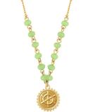 Reversible pendant necklace-Wheel v.s. destiny